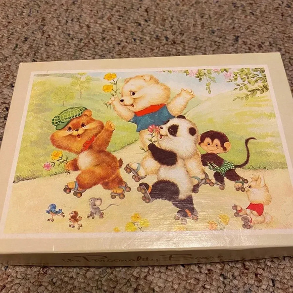 VTG 1 Box Birthday Print Art Painting Greeting Cards  and other cards Collection - Picture 2 of 7